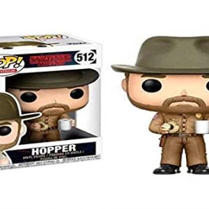 Stranger Things-Funko POP Hopper with Donut Figura de vinilo, multicolor 14425 , color/modelo surtido